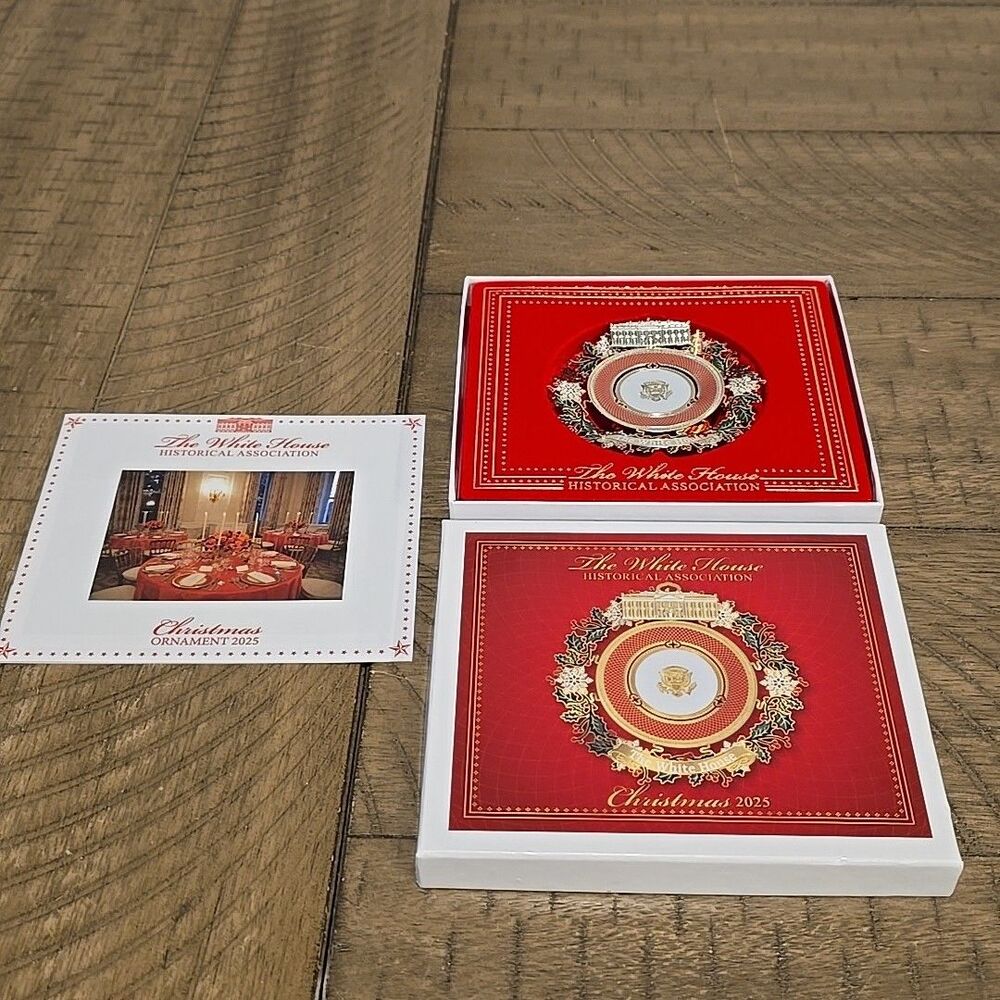 2025 White House Historical Association Christmas Ornament w/ box